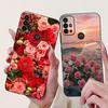Чехол для Motorola Moto G30 G20 G10 Чехол для телефона Новая Мода Цветок Мягкий Силикон Матовый Бампер на Moto G20 XT2128-1 G 10 G 30 Capa