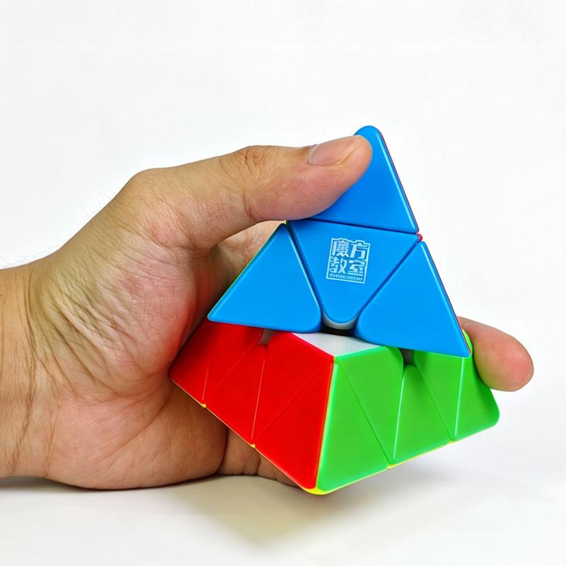 Пирамидка Рубика Пирамида 3X3X3 Магический Треугольник Головоломка Игрушки IQ Испытание Образовательные Подарки Для Детей Взрослых