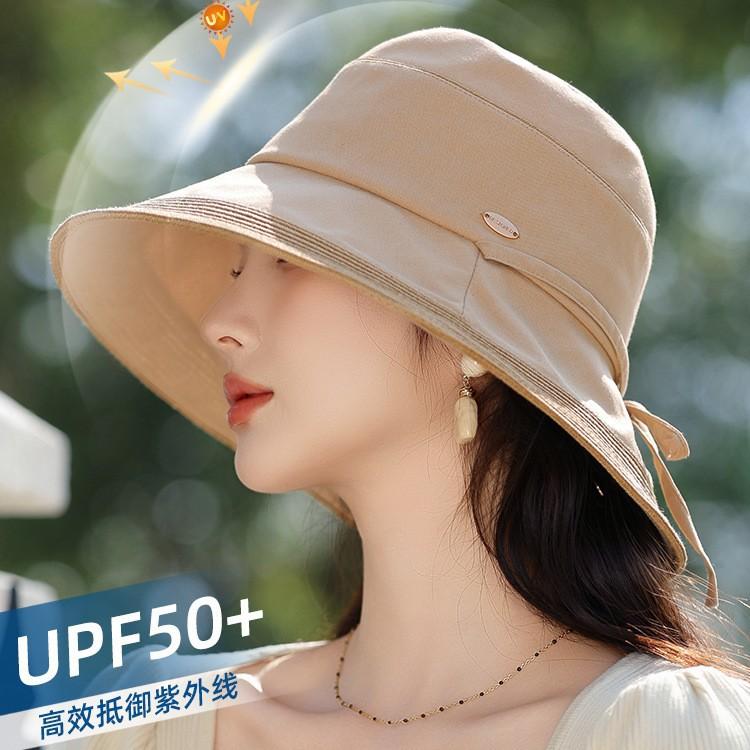 Big brim sun hat children's summer new trendy bucket hat UV protection sun hat foldable sun protection hat