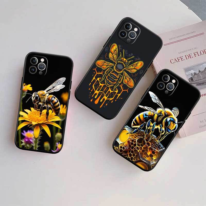 Мультяшный чехол Art Bees для Samsung M55 M35 M15 A02 A05S A05 A06 A15 A12 A13 A10 A16 A20 A22 A24 A25 A30 A31 A32 A33 A35 A42 A50