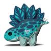 EUGY Stegosaurus Paper Puzzle - A fun educational toy for elementary school boys and girls, as well as adults, making it a great gift.