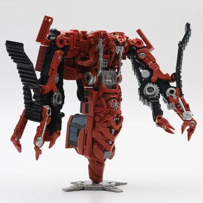 Transformation Toy Robot Car Bulldozer Engineering Vehicle Model Action Figure for Kids