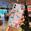Ковбойка И Западный Коллаж Из Наклеек Прозрачный Чехол Для Телефона Для iPhone 11 12 13 14 15 16 17 Pro Max Plus XS X XR Силиконовый Мягкий Чехол