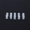 10Pcs/Lot White Right Hand Plastic 6*10 (2A) Worm Turbine 0.5 Module Reduction Gears Diy Model Parts