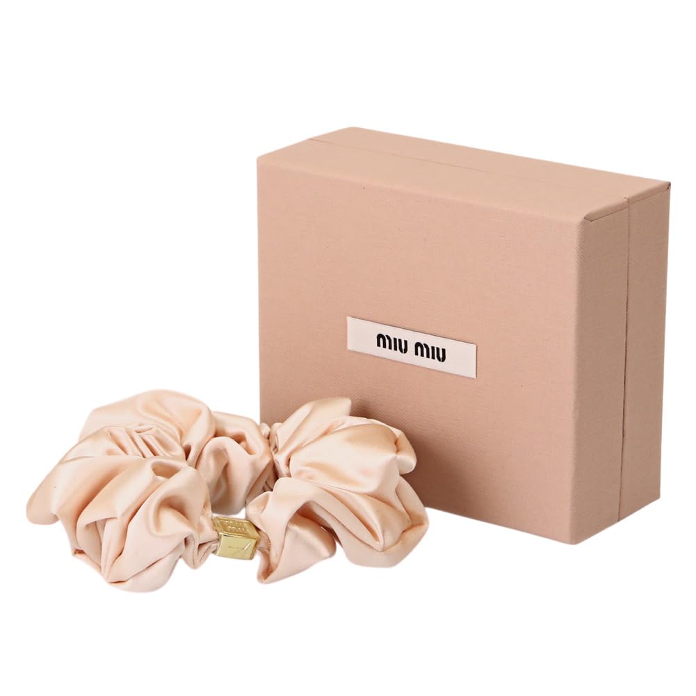 Miu Miu Резинка для волос Сатин для волос 5IF186 049 F0615 Завязка, Аксессуар, Розовый,