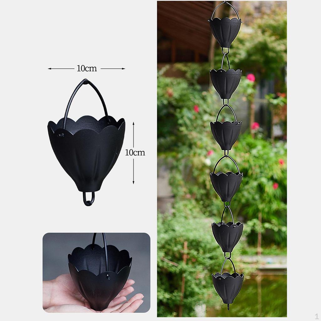 Цепь дождя 1 м для желобов, замена, лейка, водоуловитель