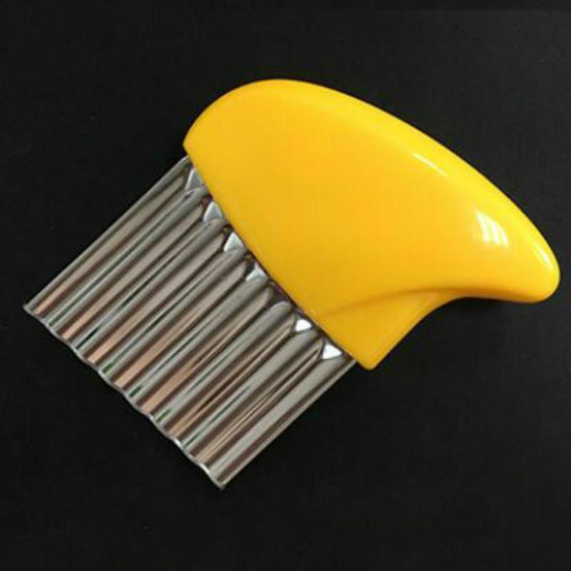 1шт Картофелерезка для приготовления чипсов из картофеля фри Овощечистка Нож