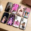 Чехол для телефона Singer E-Emilia M-Mernes для Samsung Galaxy A73,21,22,32,71,53,52,51,80,5G Мягкий черный чехол