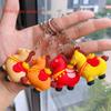 1/4Pcs Cartoon Cute Horse Charm Keychain Car Key Pendant Exquisite Doll 2026 Horse Year Gift
