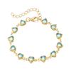 Women Multicolor Daisy Butterfly Pearl Heart Bracelet Adjustable Bangle Party Jewelry Gift