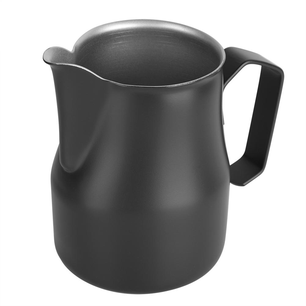 500 мл нержавеющая сталь чашка для вспенивания молока кувшин для кофе латте арт для кофейни (черный)