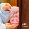 Милая Мультяшная Портативная Стеклянная Бутылка для Напитков
