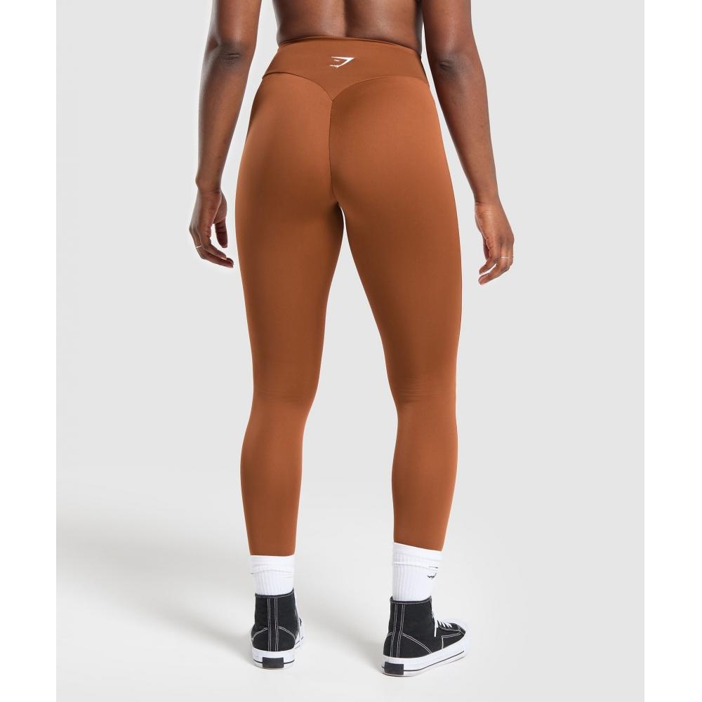 Gymshark Gs Power Regular legginGs Copper Brown B4a6q Nccy