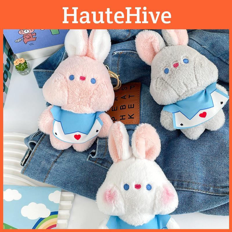 Adorable Plush Bunny Keychain Toy Soft Lilith Rabbit Doll Stuffed Animal Bag Charm