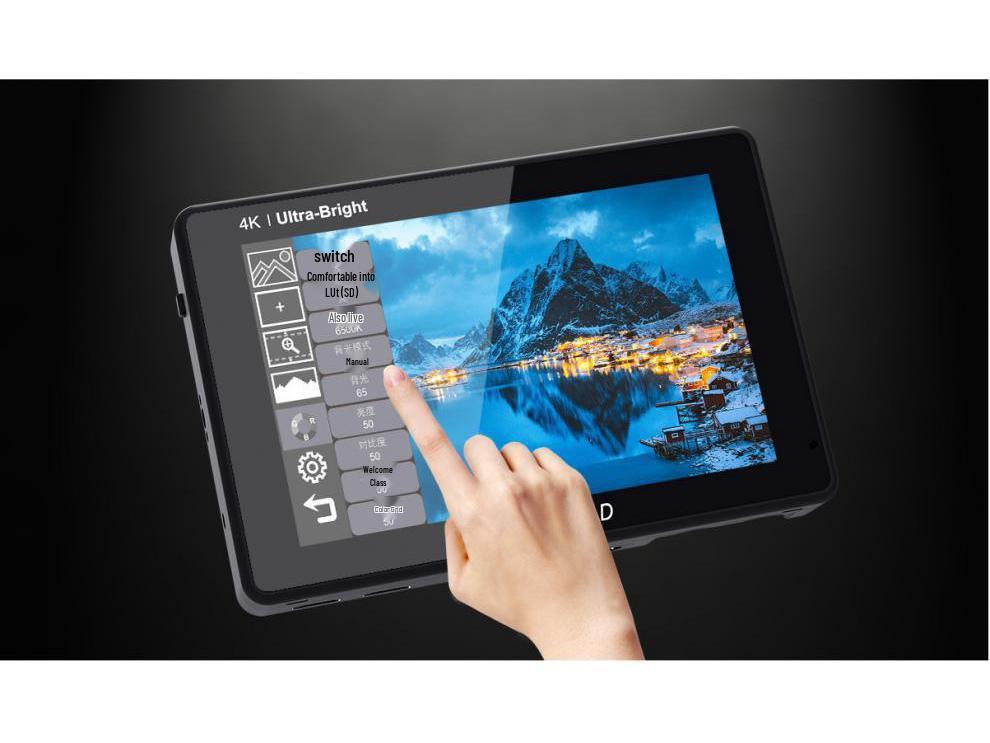 FEELWORLD LUT7 PRO Комплект монитора 4K HDR - Сенсорный экран 2200 нит, Внешний блок питания
