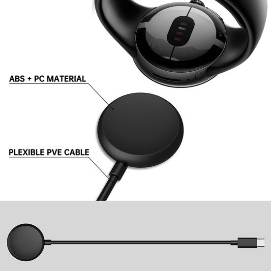 Зарядное устройство для часов, быстрая зарядка, Plug And Play, Type-C, USB, зарядное устройство для смарт-часов, док-адаптер для часов Pixel Watch