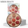 Натуральный телесный макияж для лица, 7 цветов, круглые румяна для румян