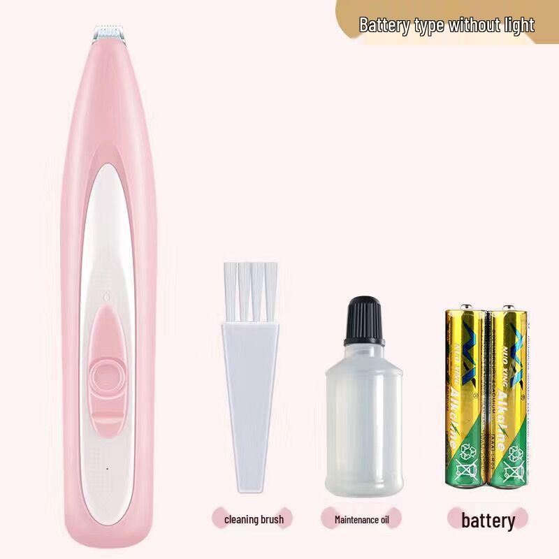 Светодиодный электрический триммер для ухода за домашними животными: Бритва и кусачки для ногтей с защитой от защемления для кошек и собак