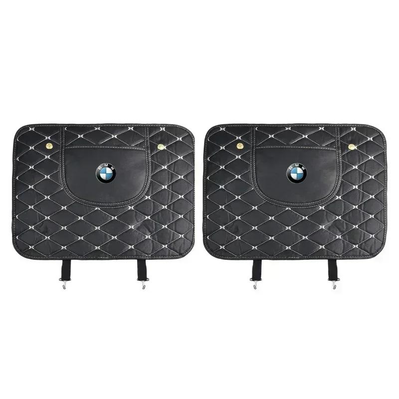 2025 Car For BMW Car Anti-kick Pad Interior Pu Leather Auto Seat Back Protector Pads Anti Scratch For BMW M M3 M5 320 325 E28 E3