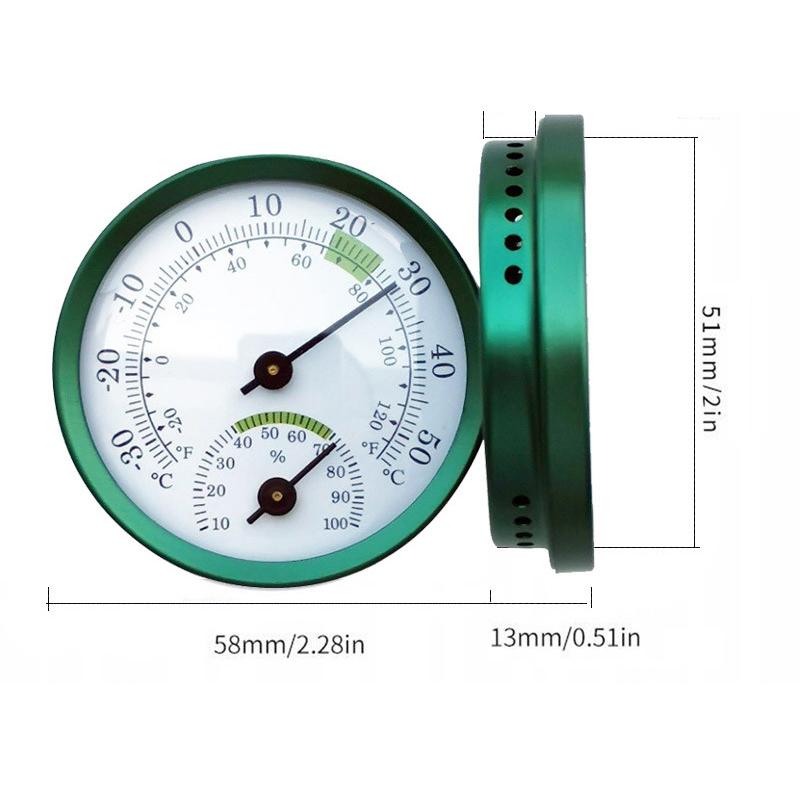 Home Indoor Thermometer Mini Electronic Hygrometer Battery Free Pointer High-precision Instrument Tool