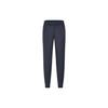 Solid Color Tapered Running High Elastic Knitted Sports Pants Women Pants Dark-Blue A11W342604A-NV
