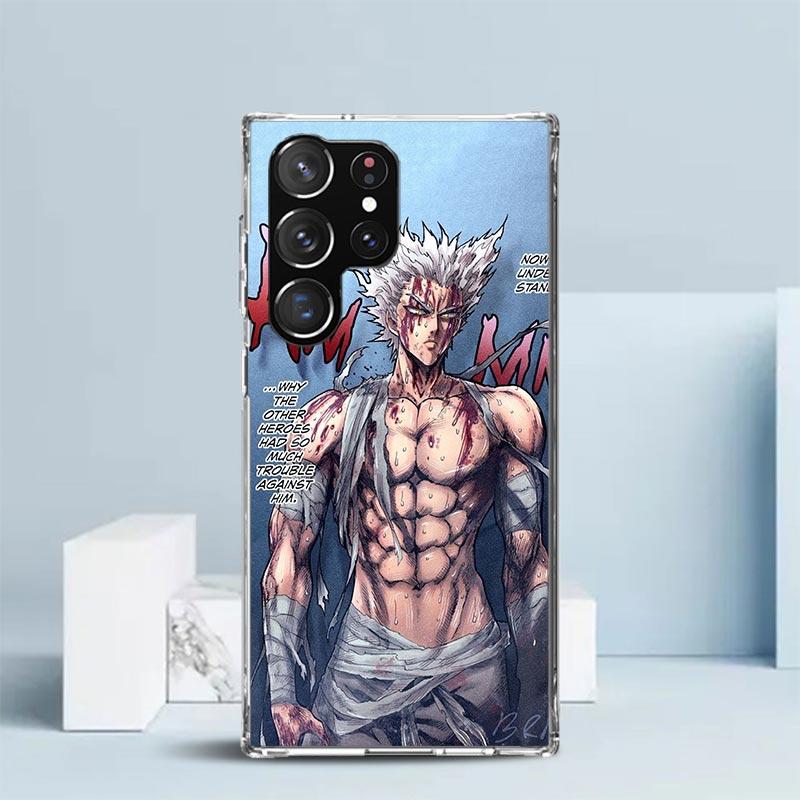 Чехол One P-Punch-Man Garou с мягкой обложкой для Samsung Galaxy S25 Edge S26 S24 S23 Ultra Чехол для телефона S22 S21 Plus S20 FE Печатный узор Защитный
