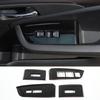 Glossy Black Window Lift Button Trim Frame Cover For Honda Pilot 2016-