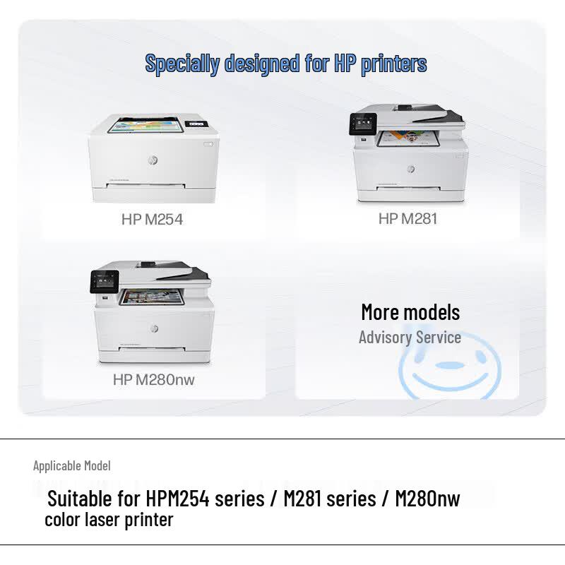 HP 202A (CF500A) Original Standard 4-Color Toner Cartridge Set
