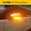 Smoked Sequential LED Side Turn Mirror Signal For Lights Ford 2011- Explorer