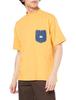 Футболка Lee Official Denimpoclket с воротником-стойкой, XL, Желтая,