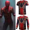 Marvel Mens Superhero Compression T Shirt Sports Fitness Gym Tops Spiderman Tee