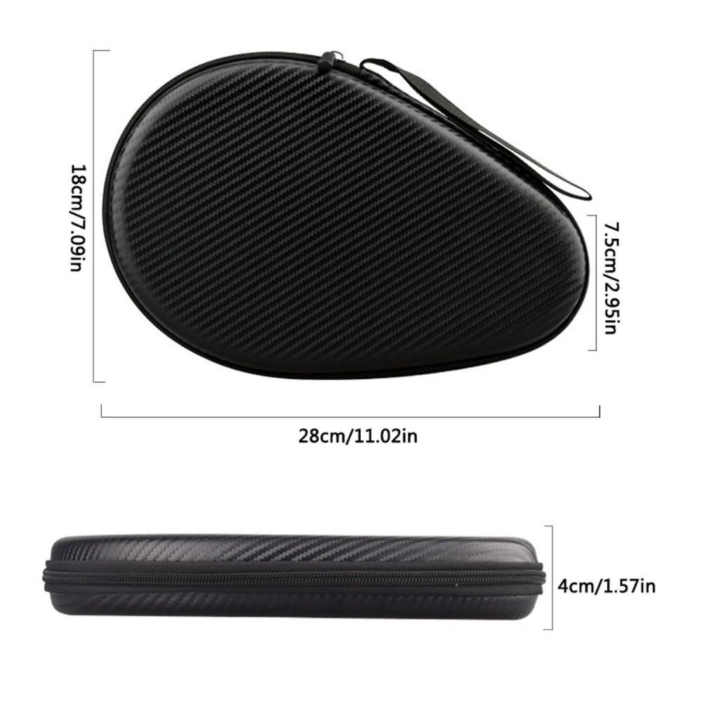 Zipper Closure Table Tennis Bag Waterproof Storage Bag for Rackets Table Tennis Sports