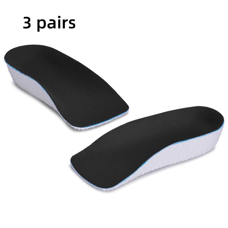 3/1 Pairs Package Enhanced Ventilation Unisex Heel Lift Inserts Insole Height To Increase Insole