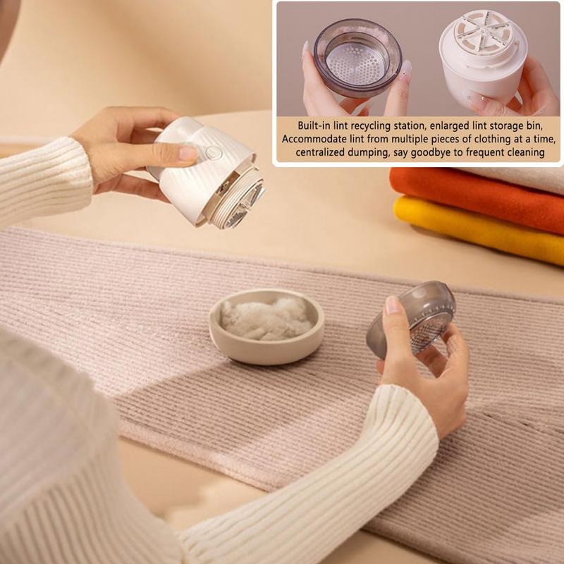 Household Clothes Shaver Fabric Lint Remover Fuzz Electric Fluff Portable Ball Trimmer with digital LED display Type-C Charging