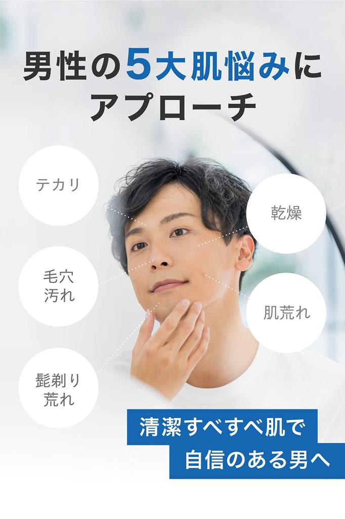 Ambique Face Foam Refill for Dense Facial Cleanser with Mild Flavor Men, Micro-Foam