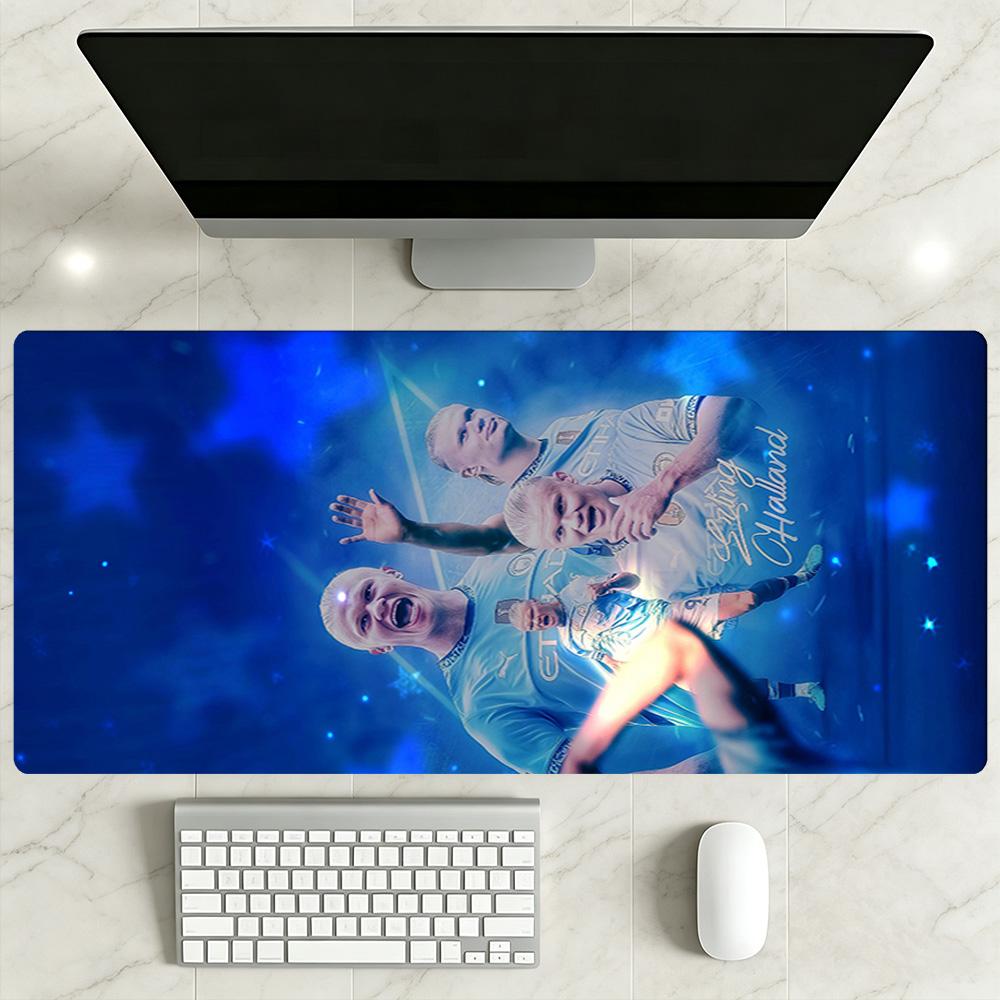 Haaland Gaming Mouse Pad Gamer Mousepad Computer Desk Mat Non-Slip Rubber Base Office and Gaming Desk Decoration