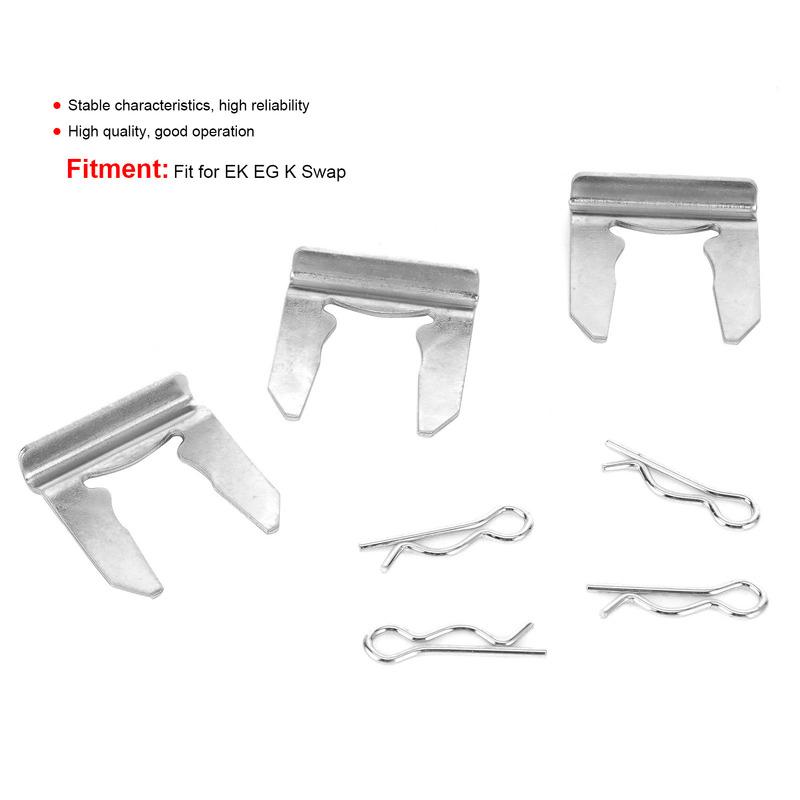 Shifter Clips for SWAP Shifter Unit Cable Clip Pin Mounting Iron Hardware KTD‑CAB‑HRD Fit for EK EG K Swap Shifter Hardware