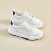 New Summer White Shoes for Female Students' Thick Sole Elevated Mesh Breathable Casual Shoes