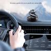 Solar Car Rotating Creative Ornaments Car Aromatherapy Air Freshener Aluminum Alloy Decoration Accessories