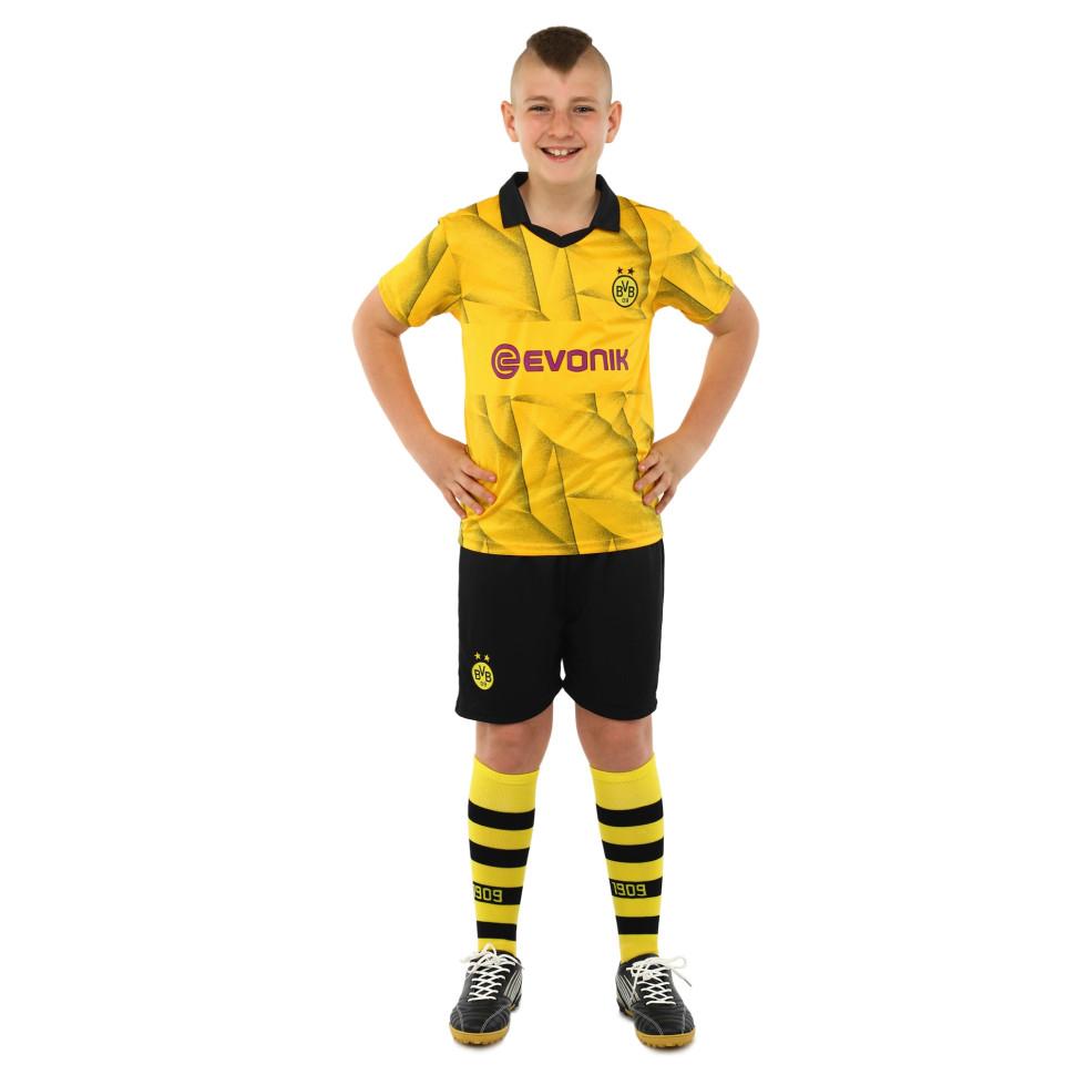 Kid's soccer football uniform jersey and shorts  Borussia Dortmund CO-6358