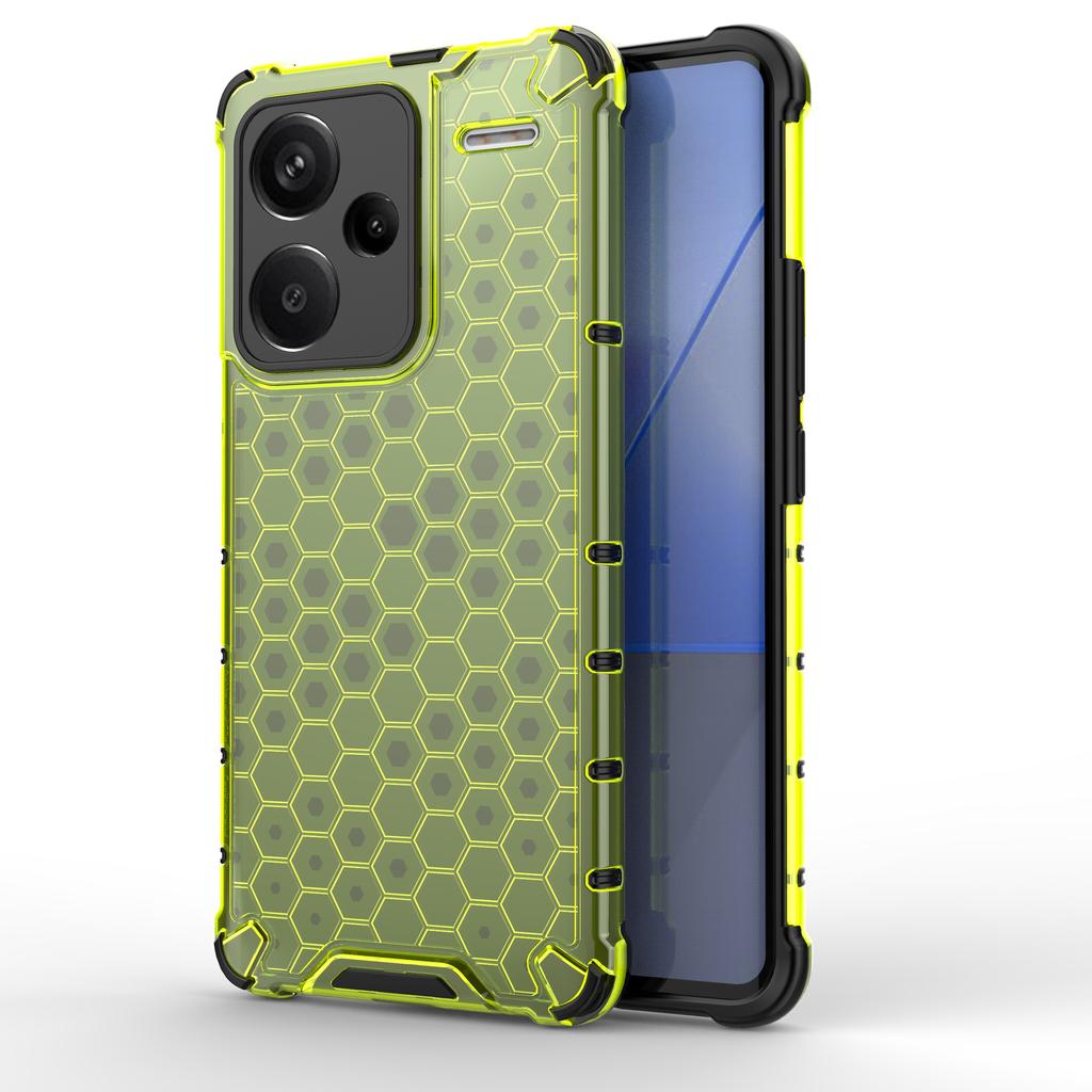 For Xiaomi Redmi Note 13 Pro+ 5G Case PC+TPU Phone Cover Honeycomb Design