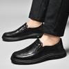 Модные мужские лоферы из натуральной кожи, повседневные оксфорды, уличная мужская обувь слипоны для ходьбы, новые мужские лоферы ручной работы