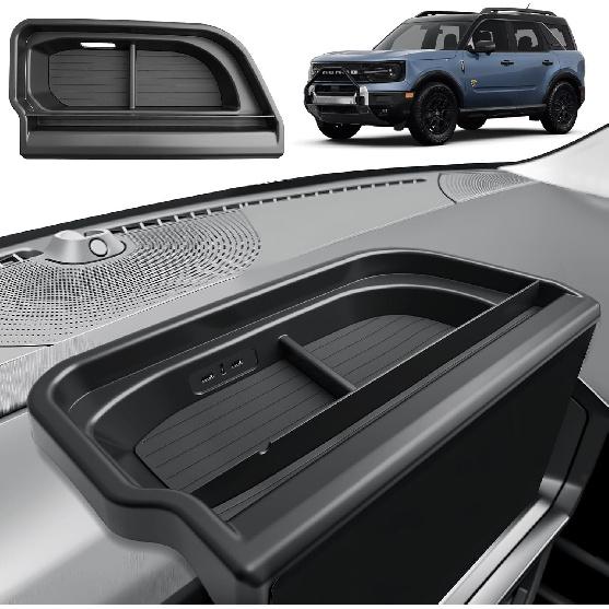 Органайзер на центральную консоль 2025 Bronco Sport - Органайзер за экраном для аксессуаров Ford Bronco Sport 2025 Хранение на приборной панели За экраном Центральный