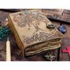 7 Stone Leather Journal Tree Of Life Notebook Blank Sketchbook Traveling