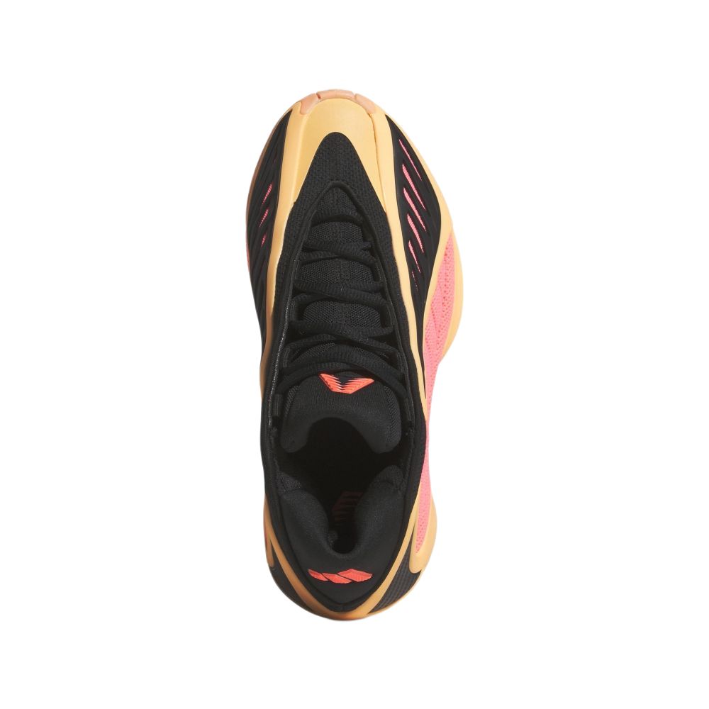 adidas AE2 Противоскользящие Устойчивые к истиранию Низкие Детские Баскетбольные Кроссовки Оранжево-Черные Подростковые JS3515