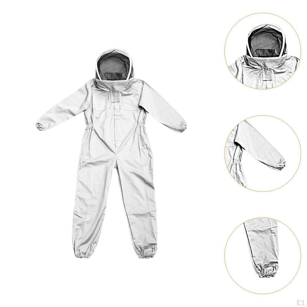 Beekeeper Suit Bee Suits Mesh Hood Protective Clothes for Backyard Women Men