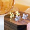 Fresh Gardenia Earrings for Women with Elegant and Luxurious High-end Design Earrings