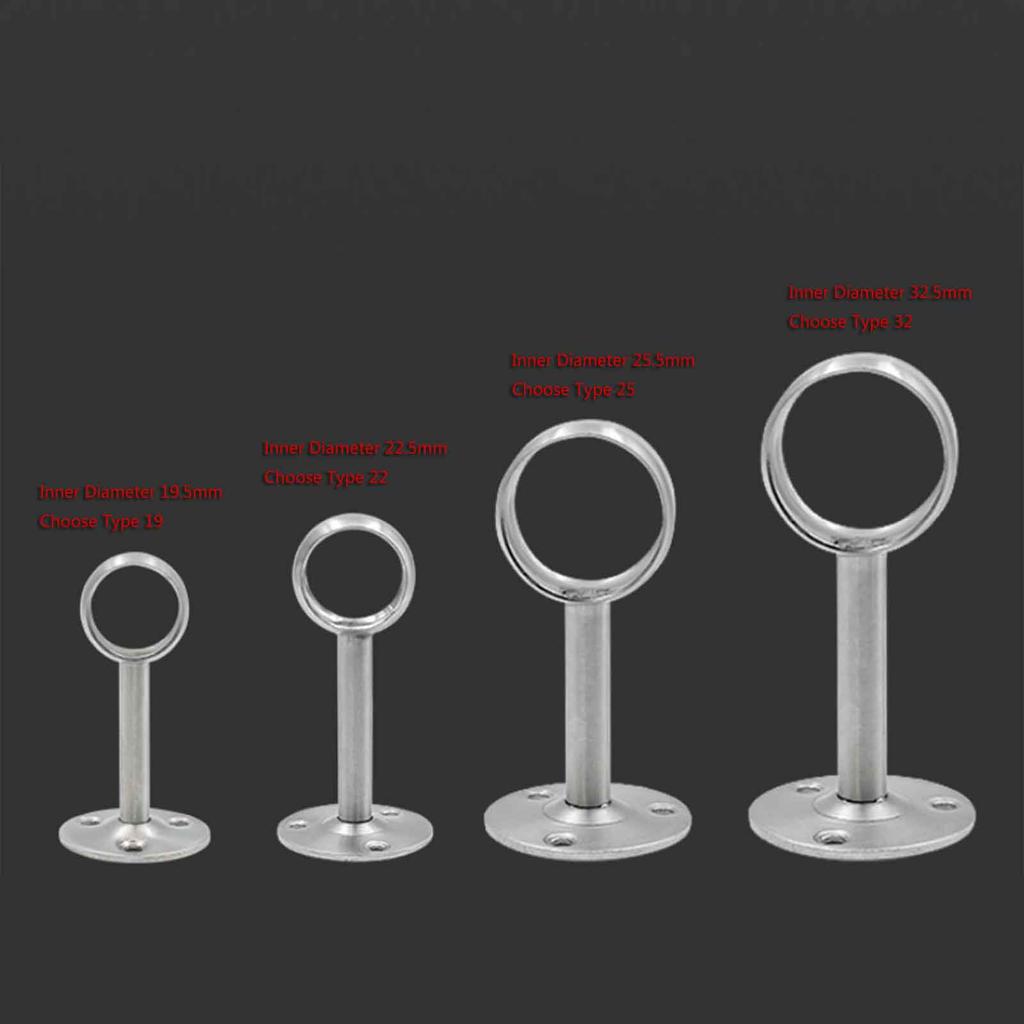 2 шт. фланцевый держатель штанги потолочный кронштейн для карниза для штор из нержавеющей стали держатель штанги для душевой шторы труба фланцевое гнездо