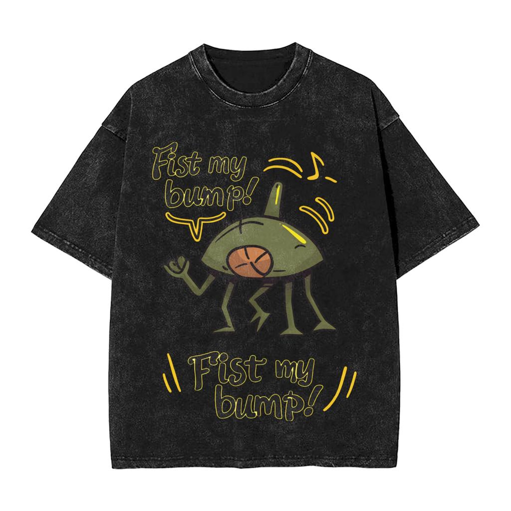 Fist My Bump 2026 Washed Tshirt Men Project Hail Mary Streetwear Cotton T Shirts Beach O Neck Harajuku Tee Shirt Plus Size Tops