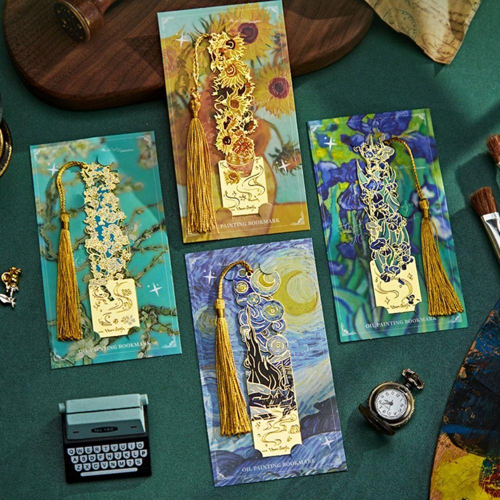 with Tassel Metal Hollow Bookmark Exquisite Reading Stationery  Book Lovers